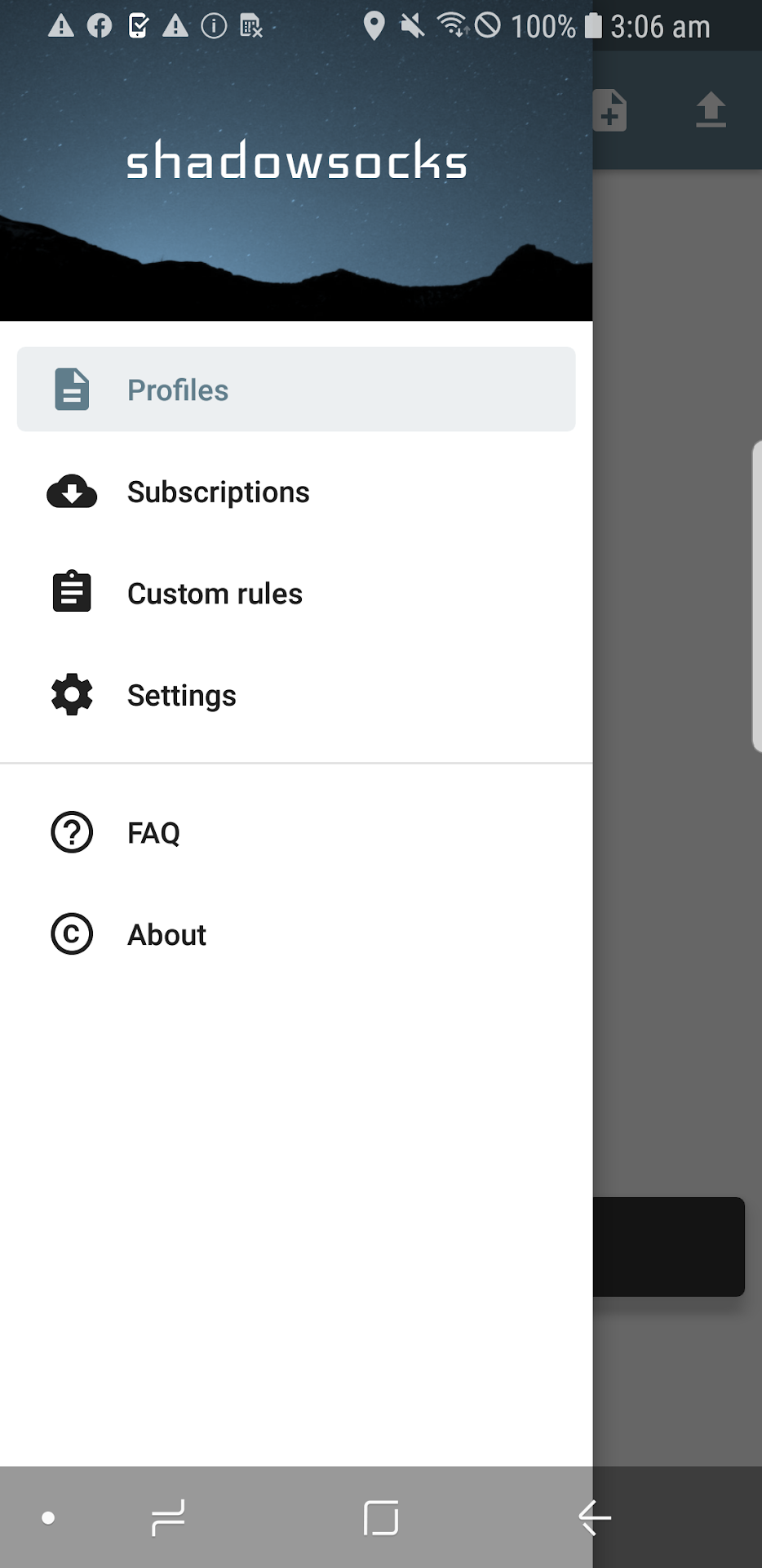 Shadowsocks скриншот