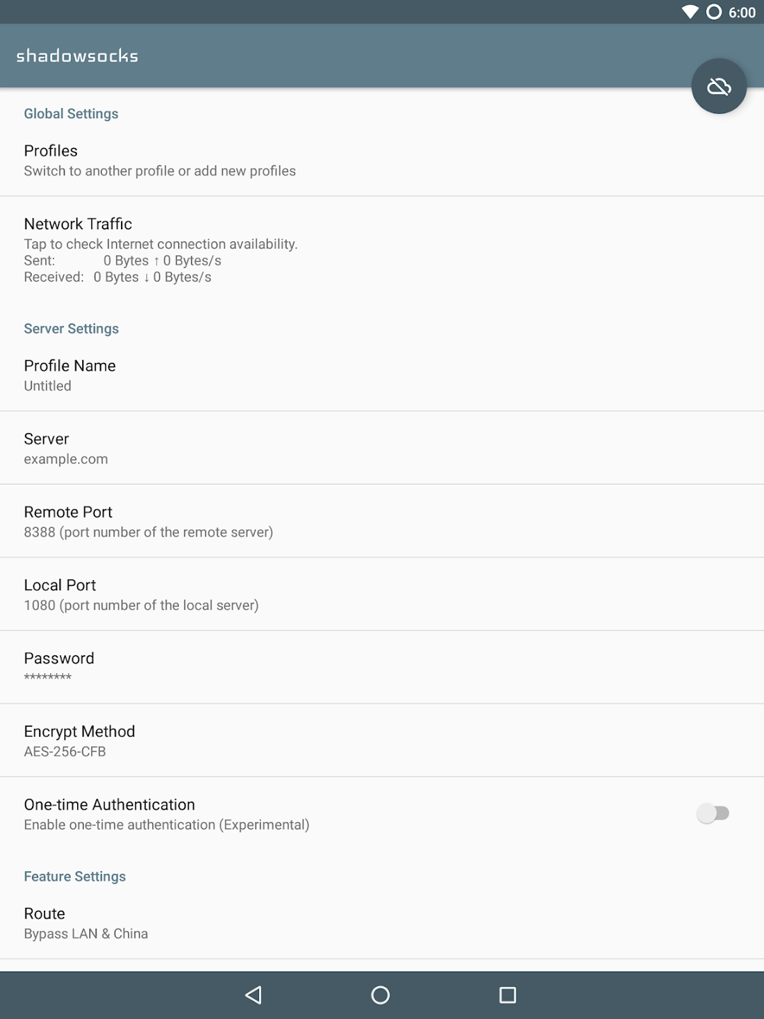 Shadowsocks скриншот